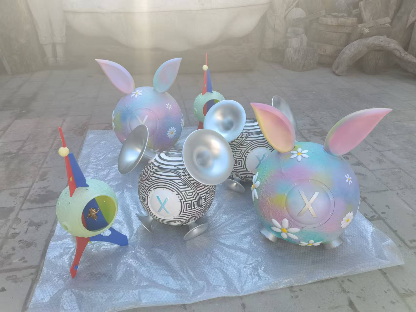 【联名Jointly】2022年 achette品牌联名艺术装置创作